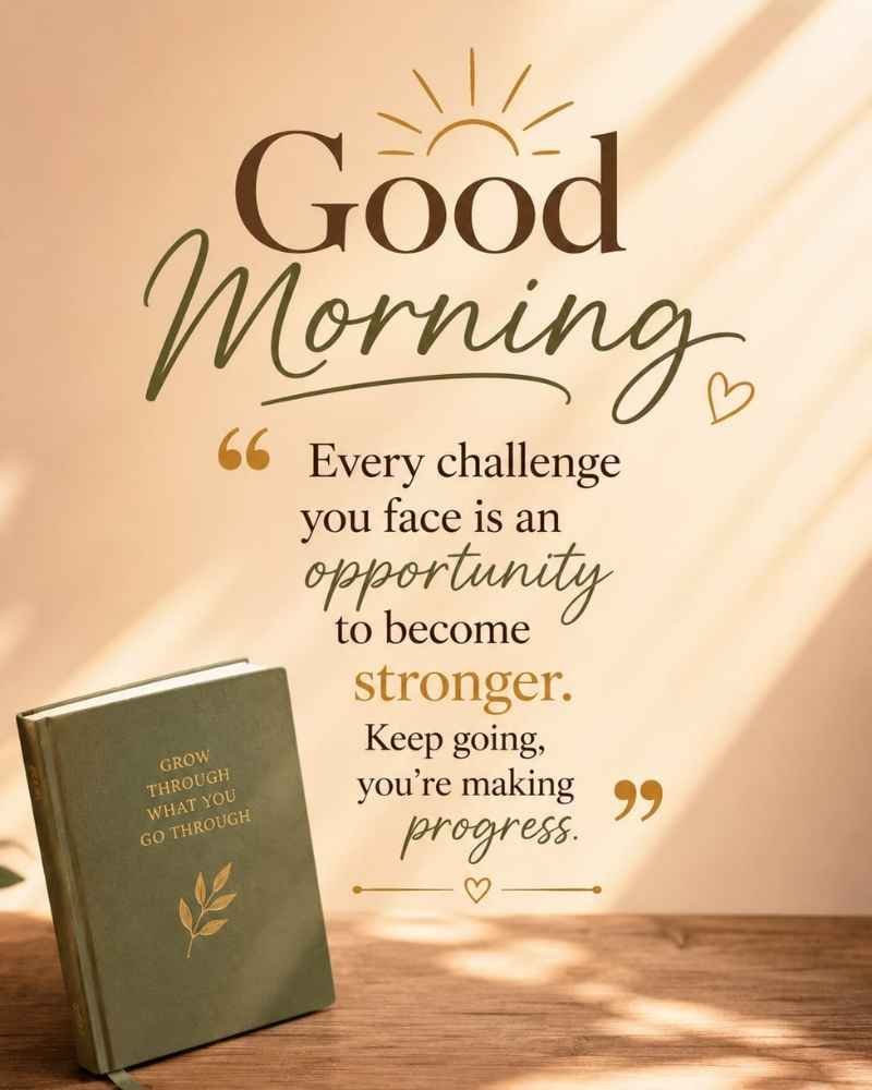 Uplifting Good Morning Quotes About Overcoming Challenges
