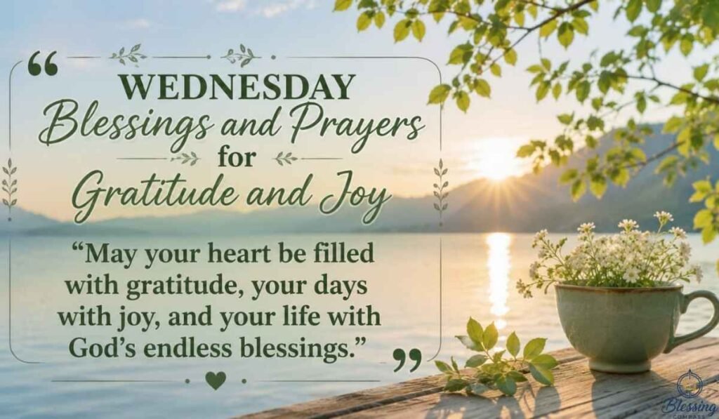 Wednesday Blessings and Prayers for Gratitude and Joy