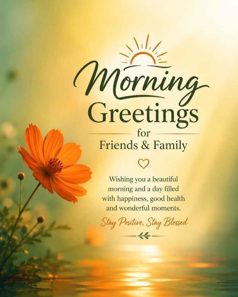 Wednesday Morning Greetings For Friends And Family