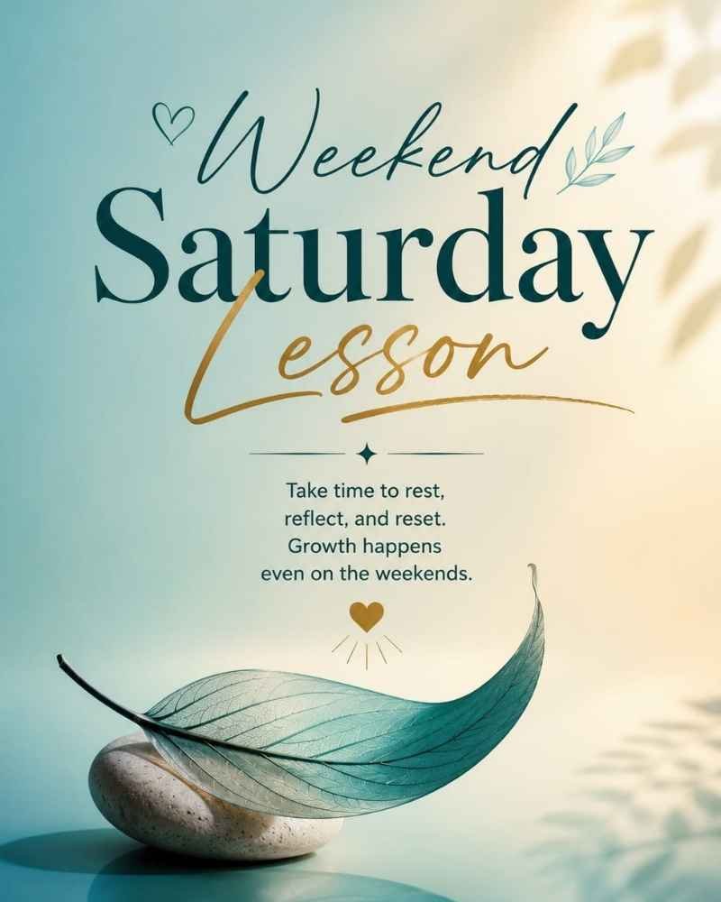 Weekend Saturday Blessings