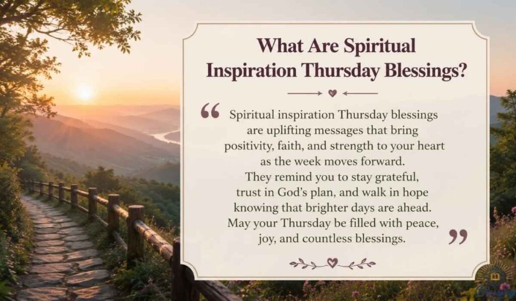 What Are Spiritual Inspiration Thursday Blessings?