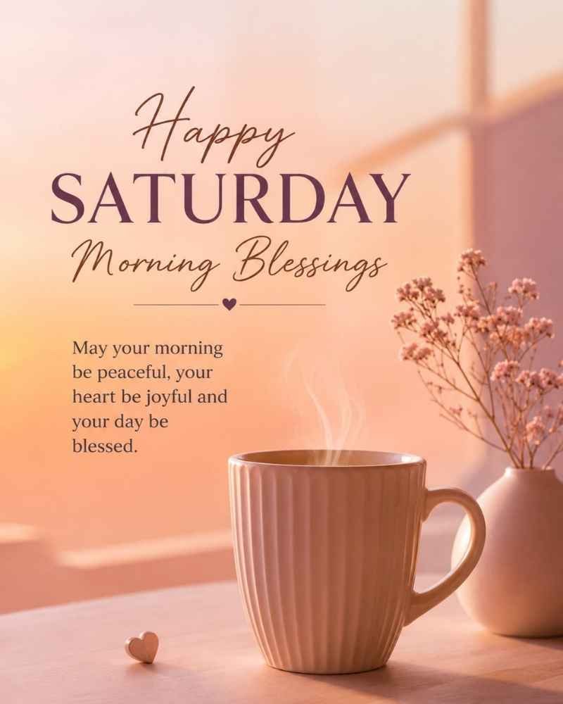 Happy Saturday Morning Blessings