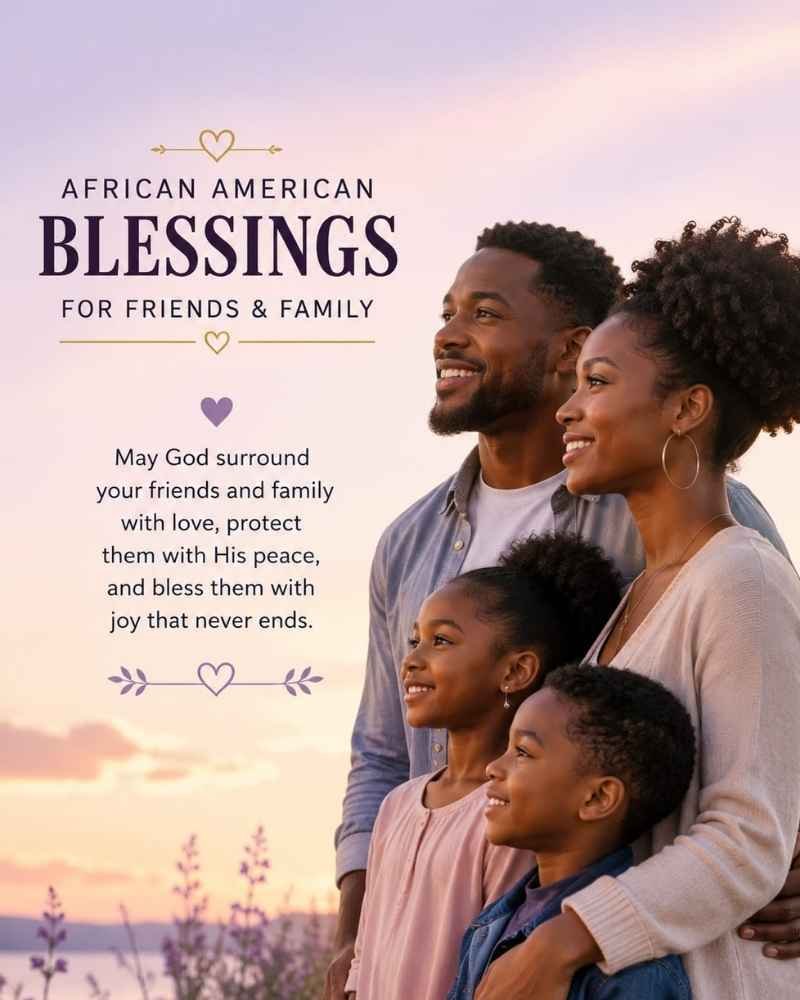 African American Saturday Blessings for Friends & Family