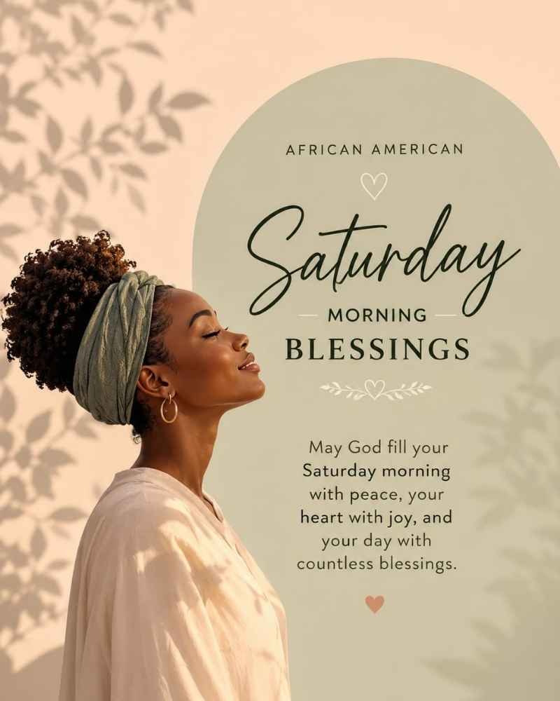 African American Saturday Morning Blessings