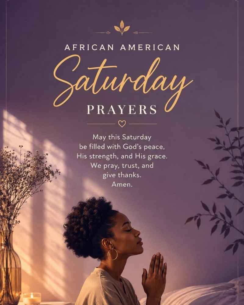 African American Saturday Prayers