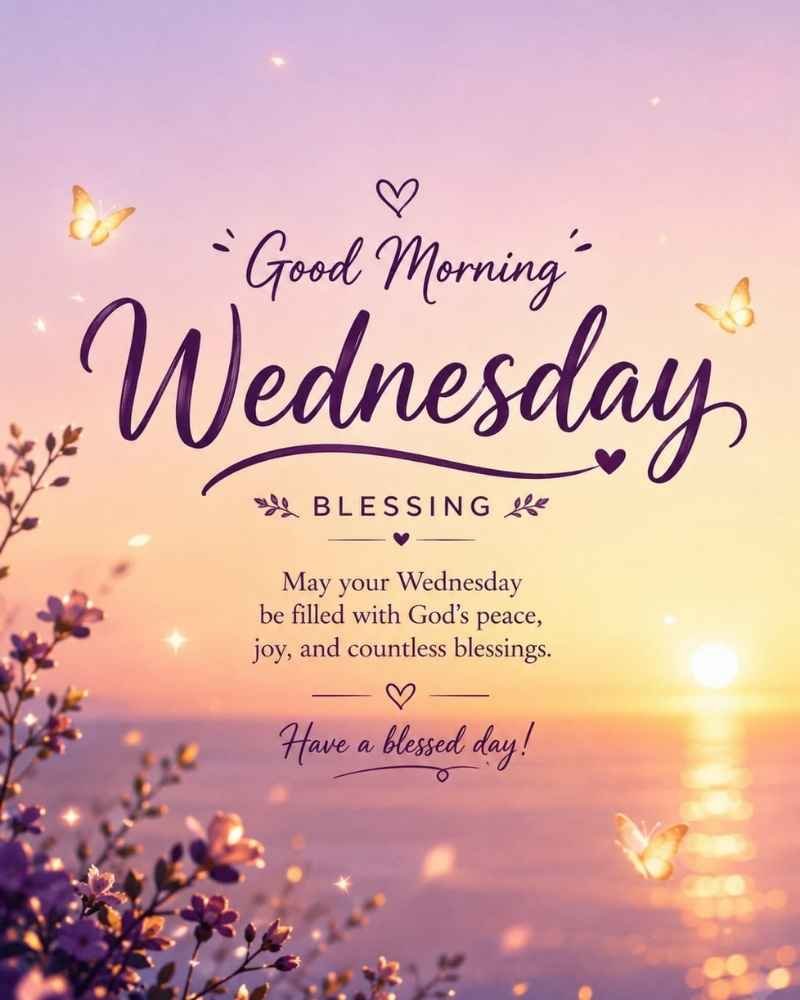Animated Good Morning Wednesday Blessings GIF Captions