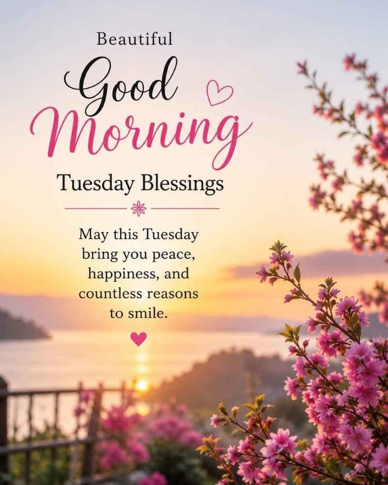 Beautiful Good Morning Tuesday Blessings