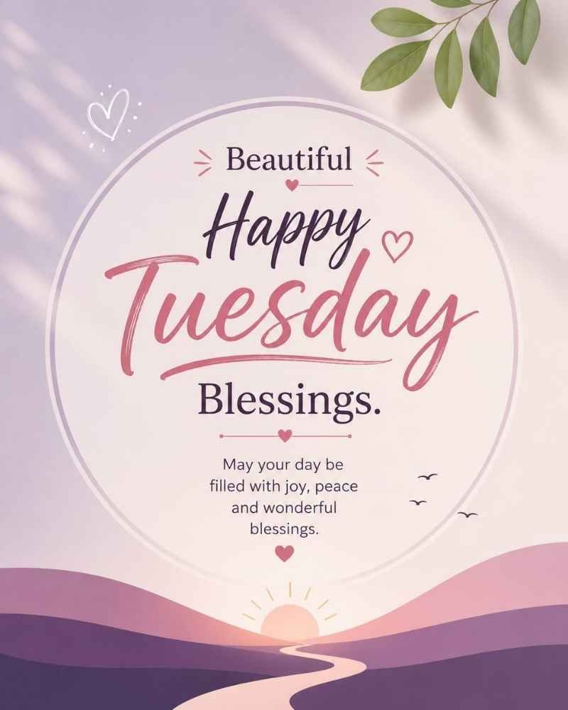 Beautiful Happy Tuesday Blessings