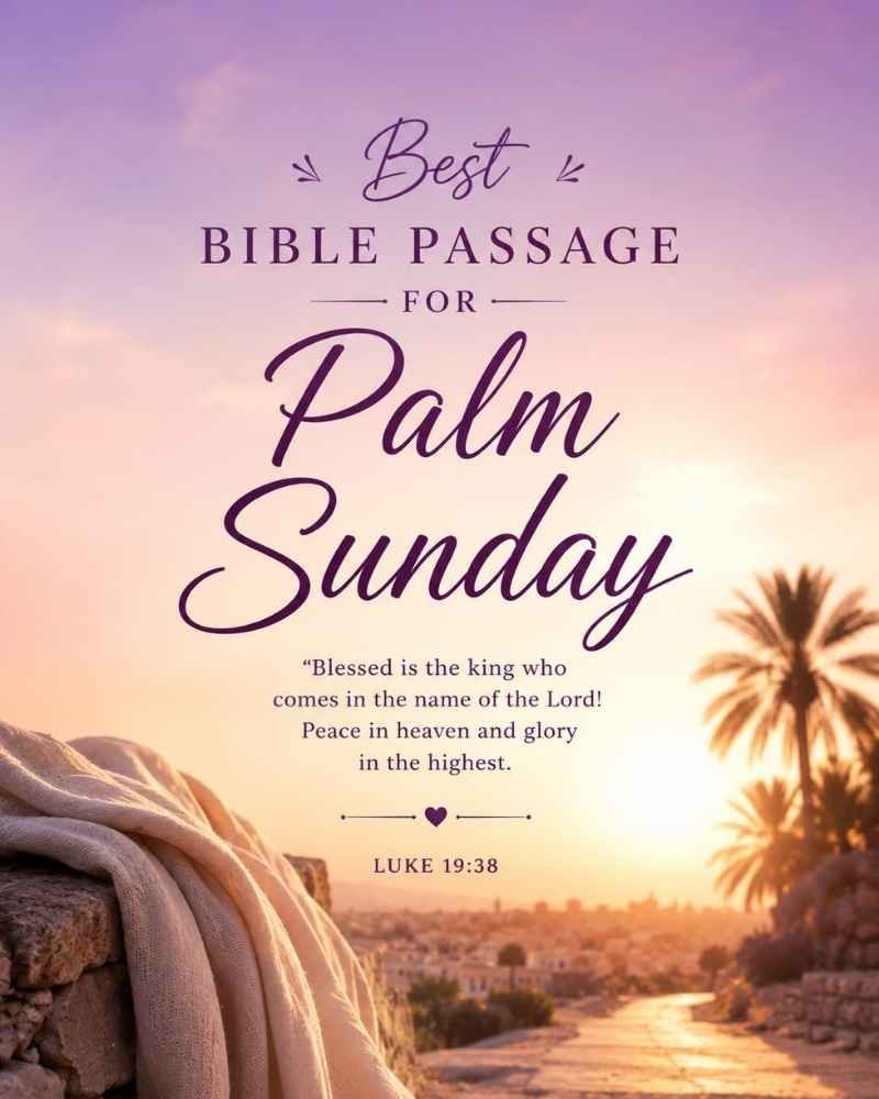 Best Bible Passages For Palm Sunday
