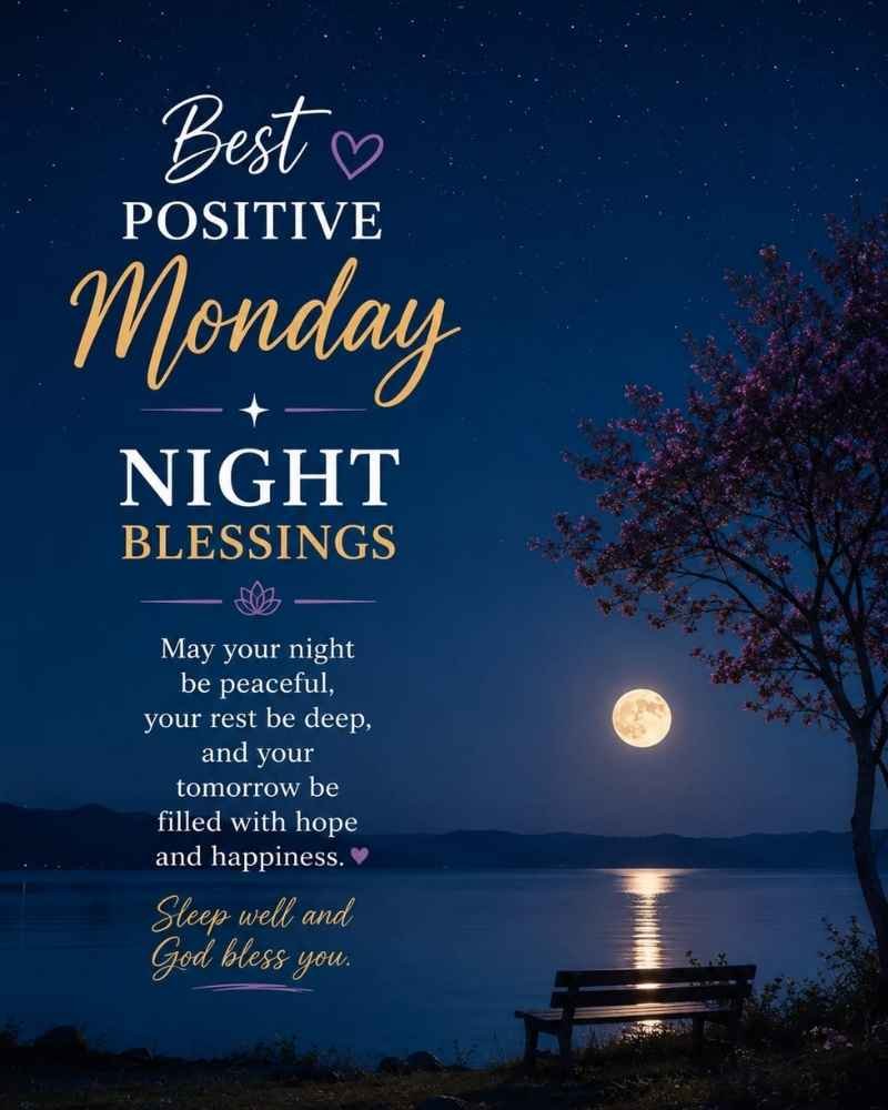 Best Positive Monday Night Blessings