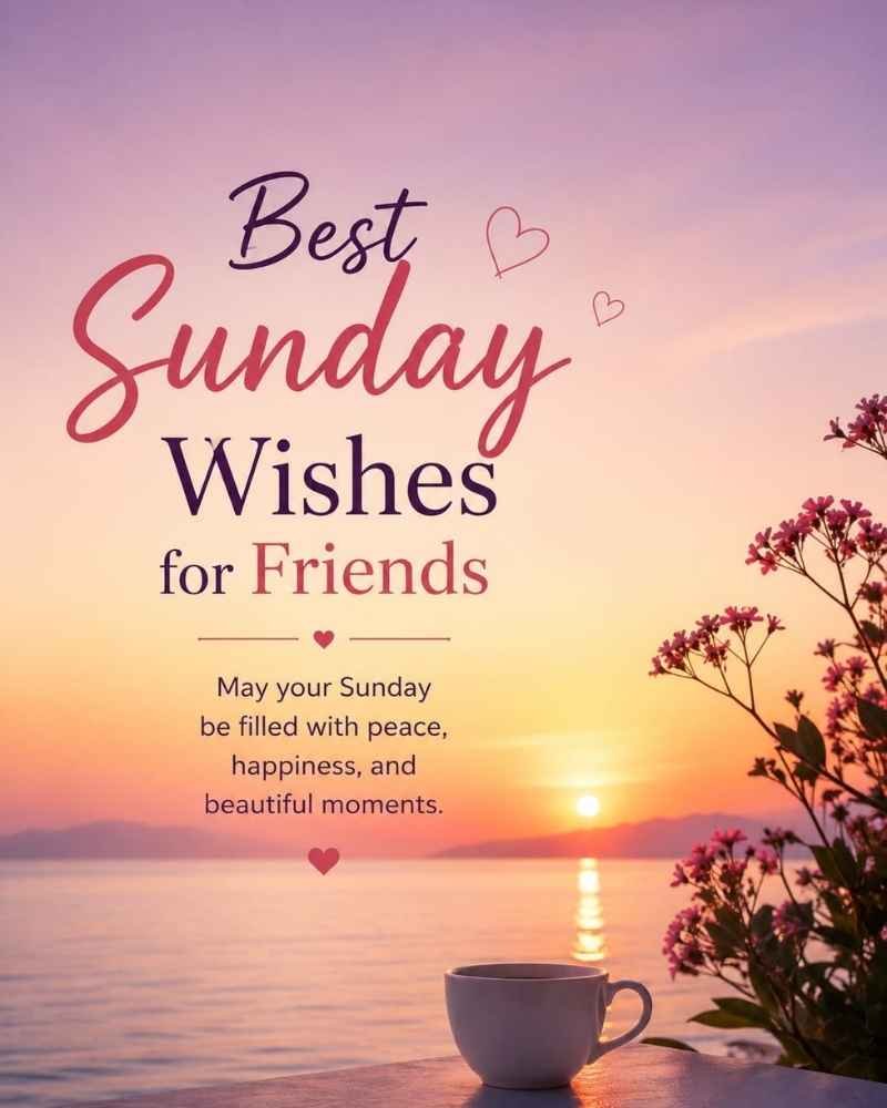 Best Sunday Wishes for Friends