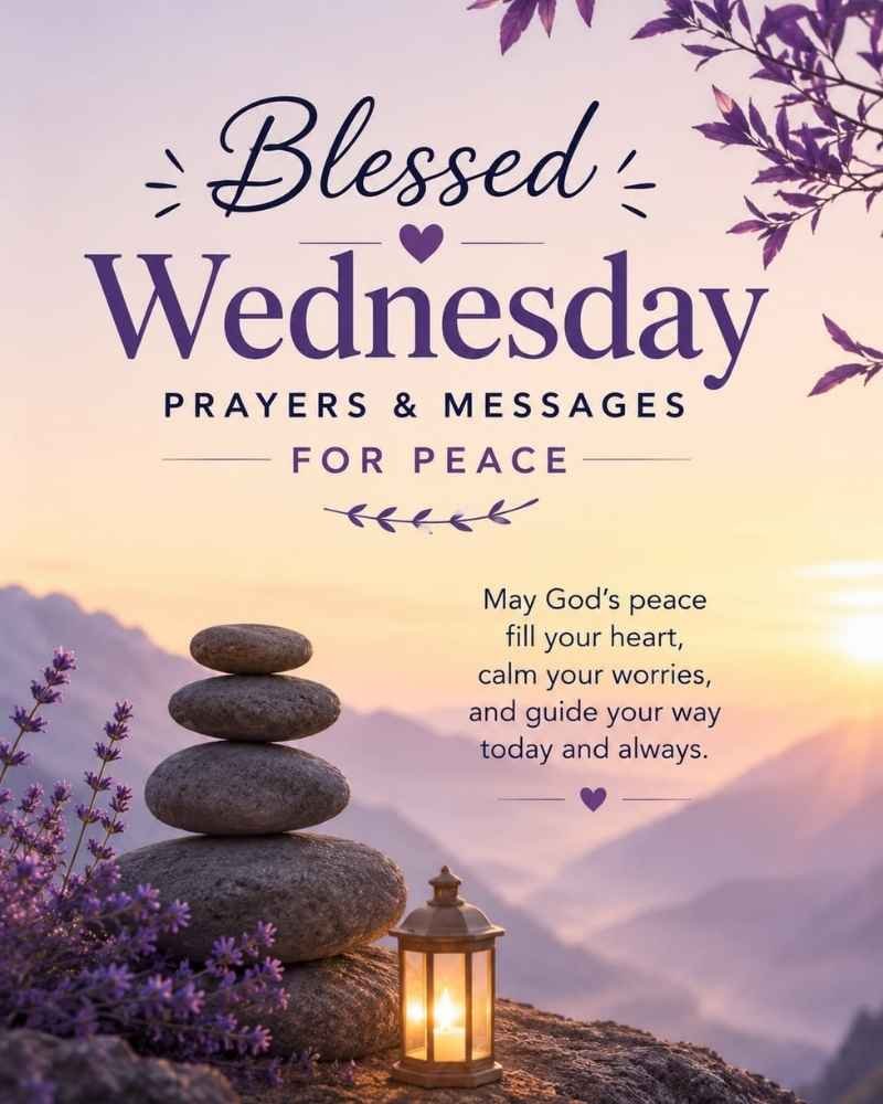 Blessed Wednesday Prayers and Messages for Peace