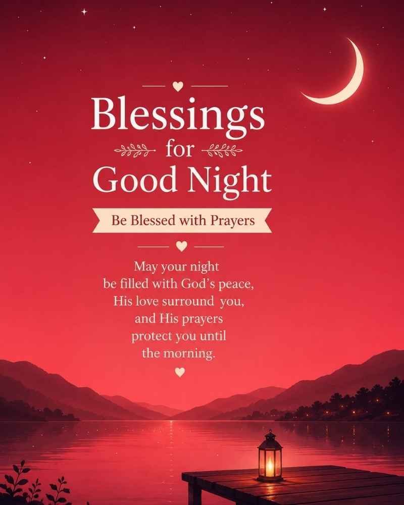 Blessings for Good Night Be Blessed with Prayers