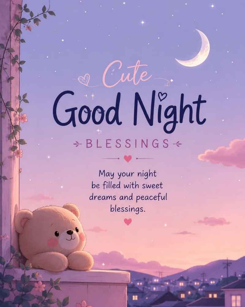 Cute Good Night Blessings