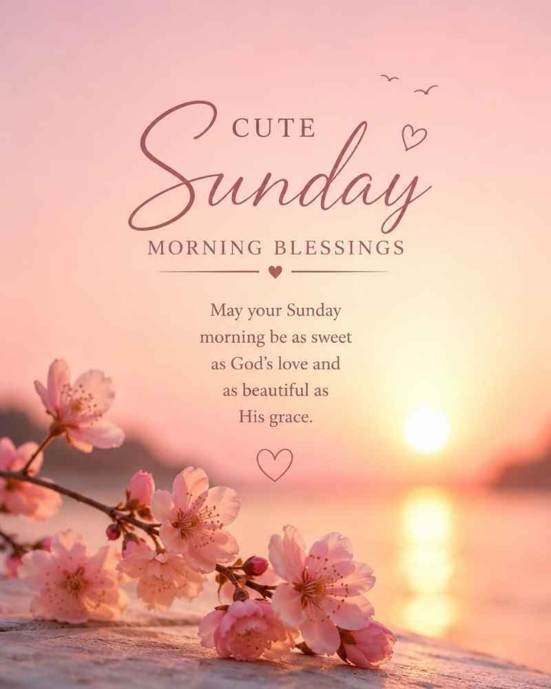Cute Sunday Morning Blessings