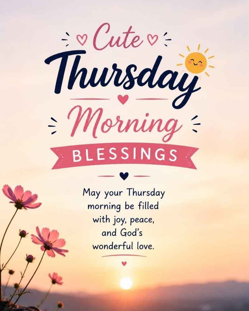 Cute Thursday Morning Blessings