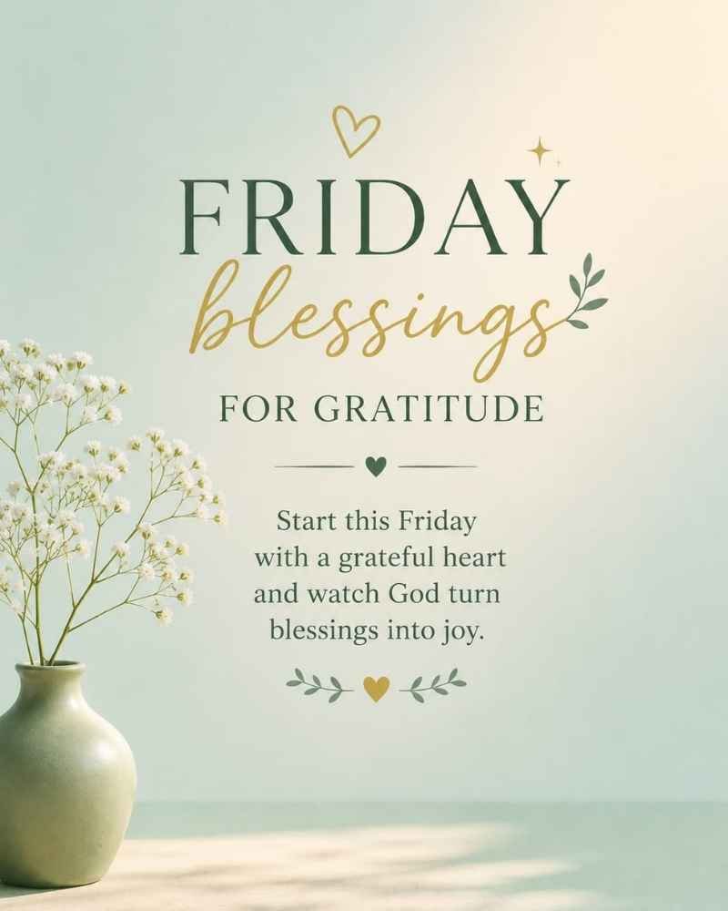 Friday Blessings of Gratitude