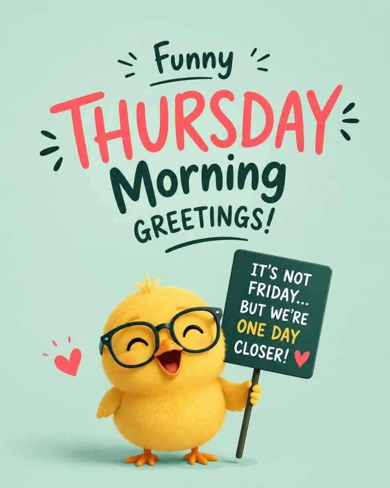 Funny Thursday Morning Greetings