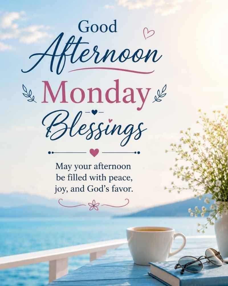 Good Afternoon Monday Blessings