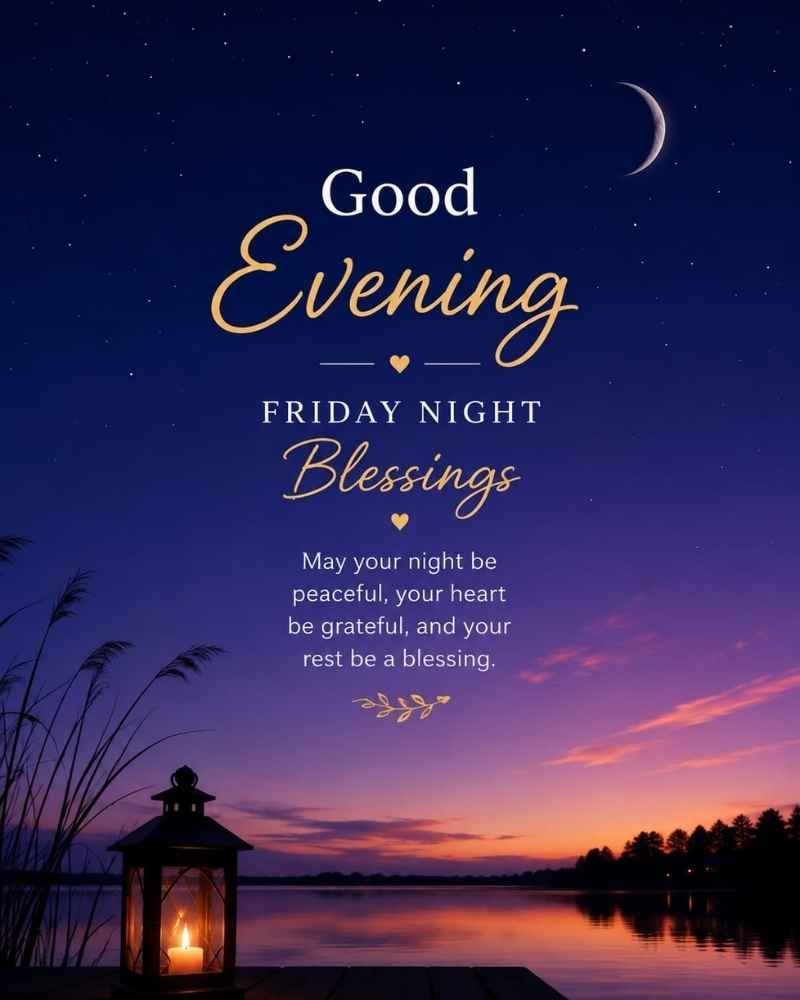 Good Evening Friday Night Blessings