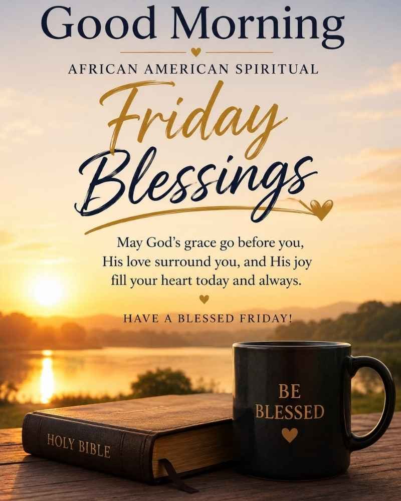 Good Morning African American Spiritual Friday Blessings