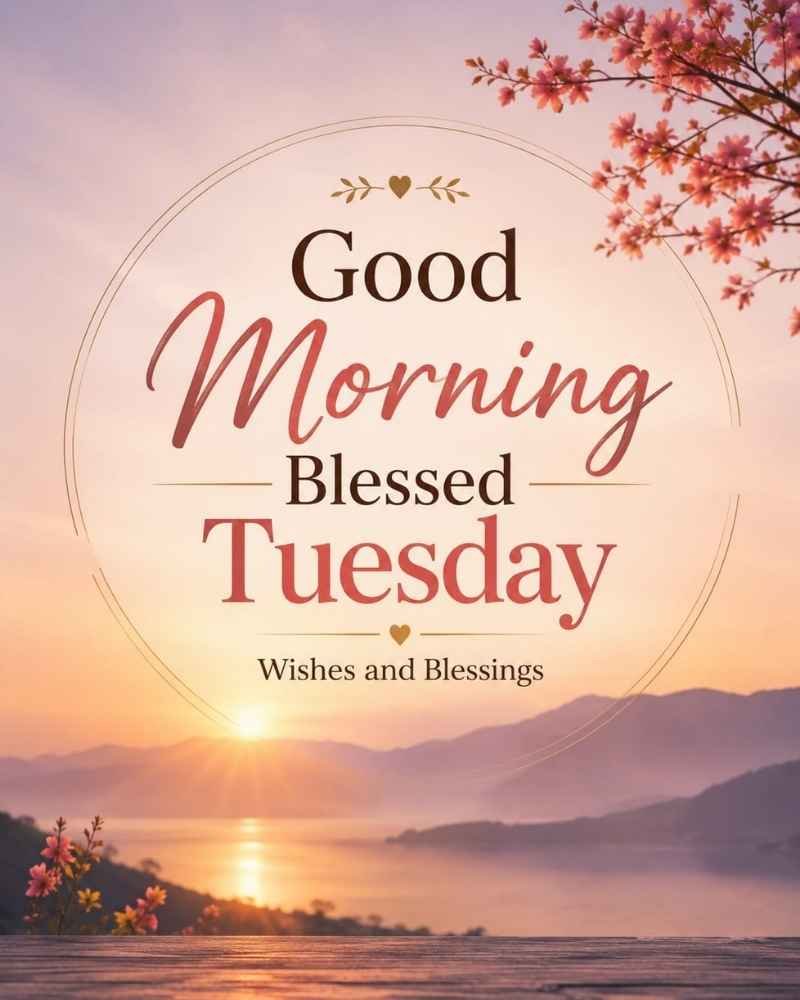 Good Morning Blessed Tuesday Wishes and Blessings