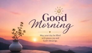 Good Morning Blessings