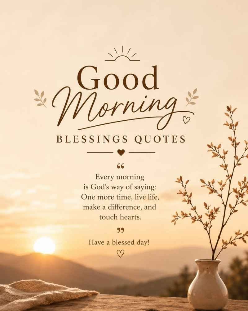 Good Morning Blessings Quotes