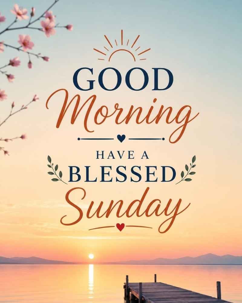Good Morning Have a Blessed Sunday