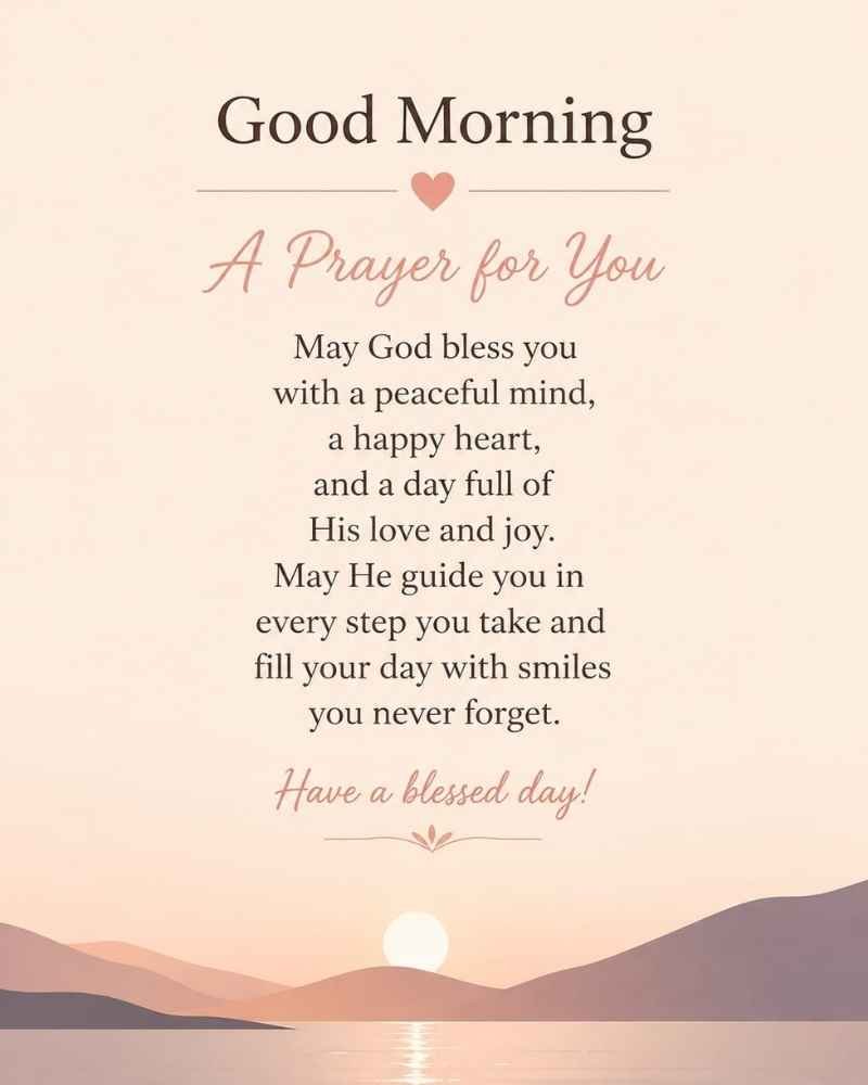 Good Morning Prayer for a Friend to Make Her Smile