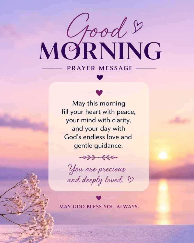 Good Morning Prayer Message for Her