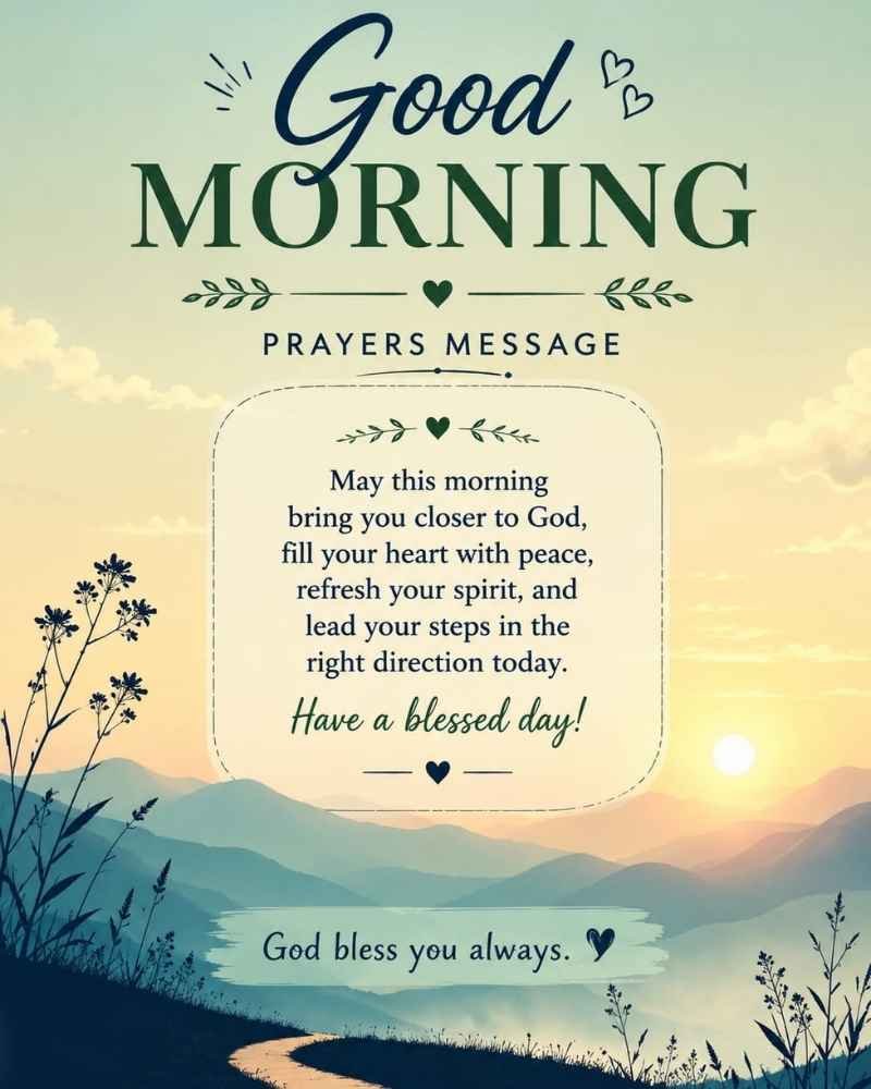 Good Morning Prayers Message for a Friend