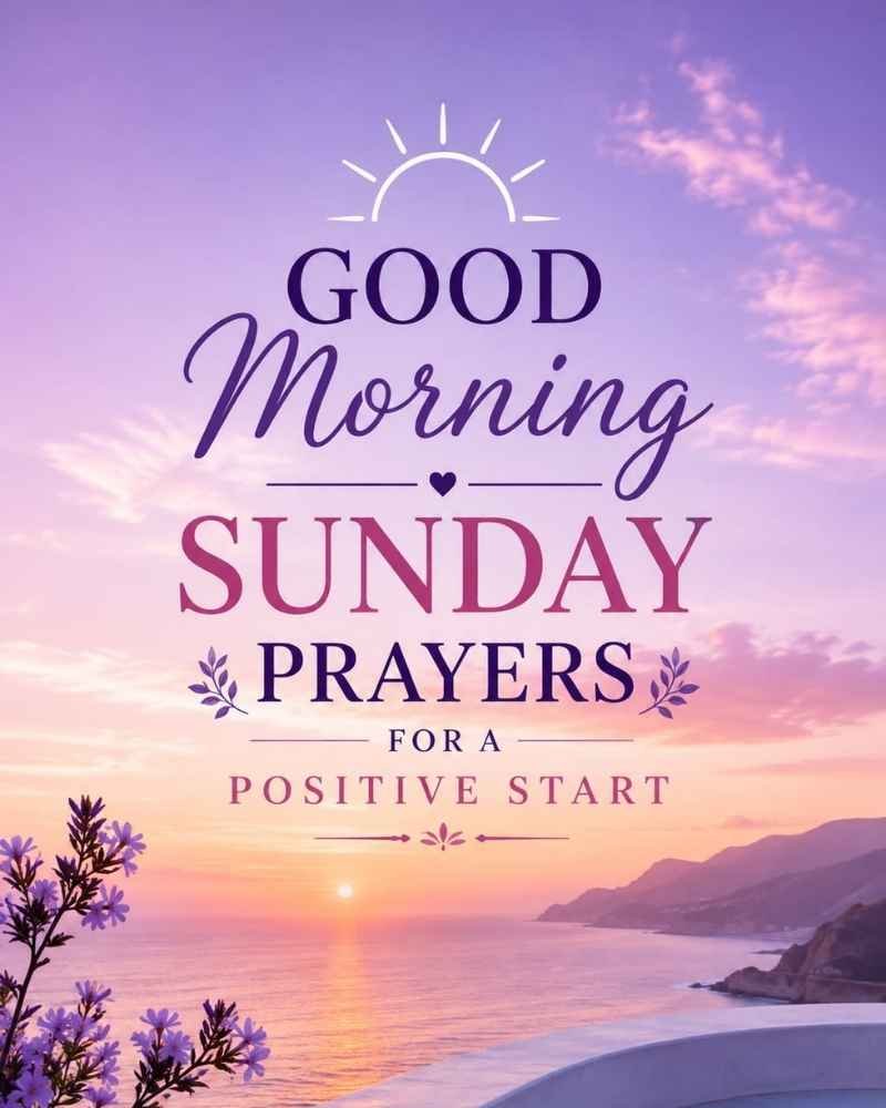 Good Morning Sunday Prayers for a Positive Start