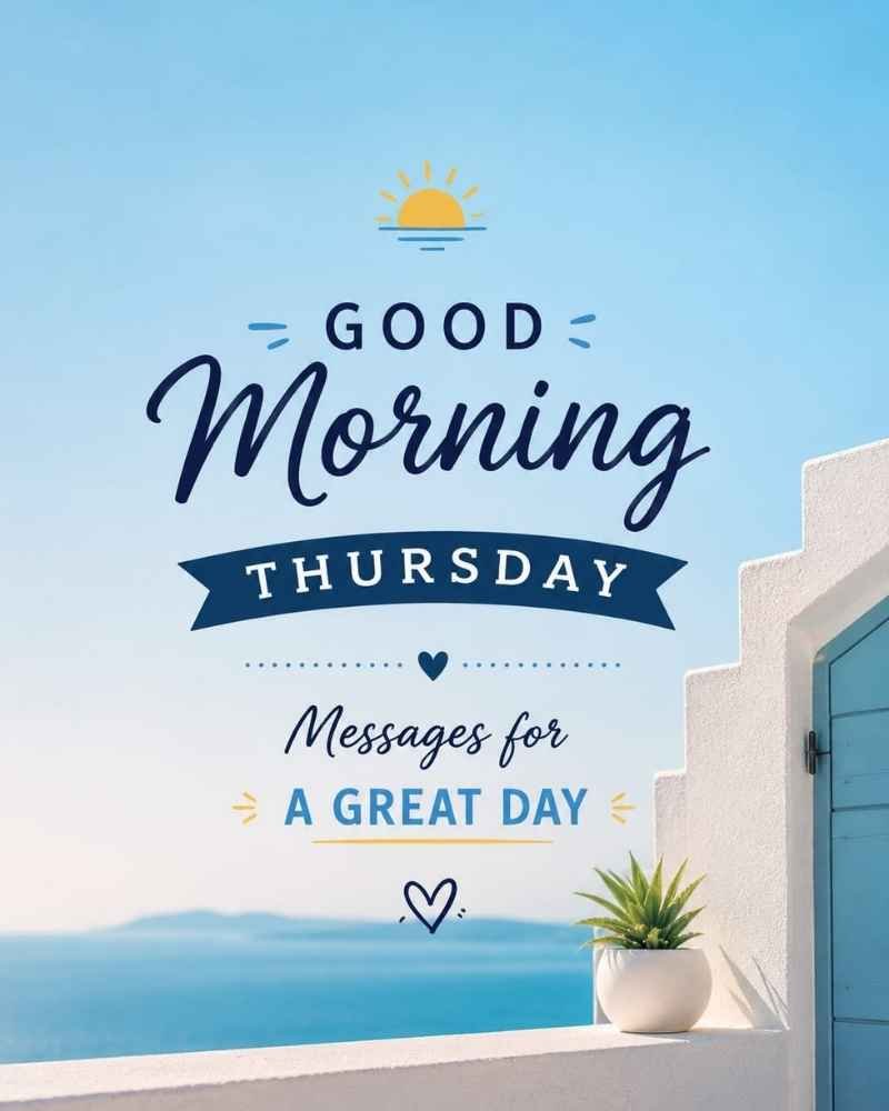 Good Morning Thursday Messages For A Great Day