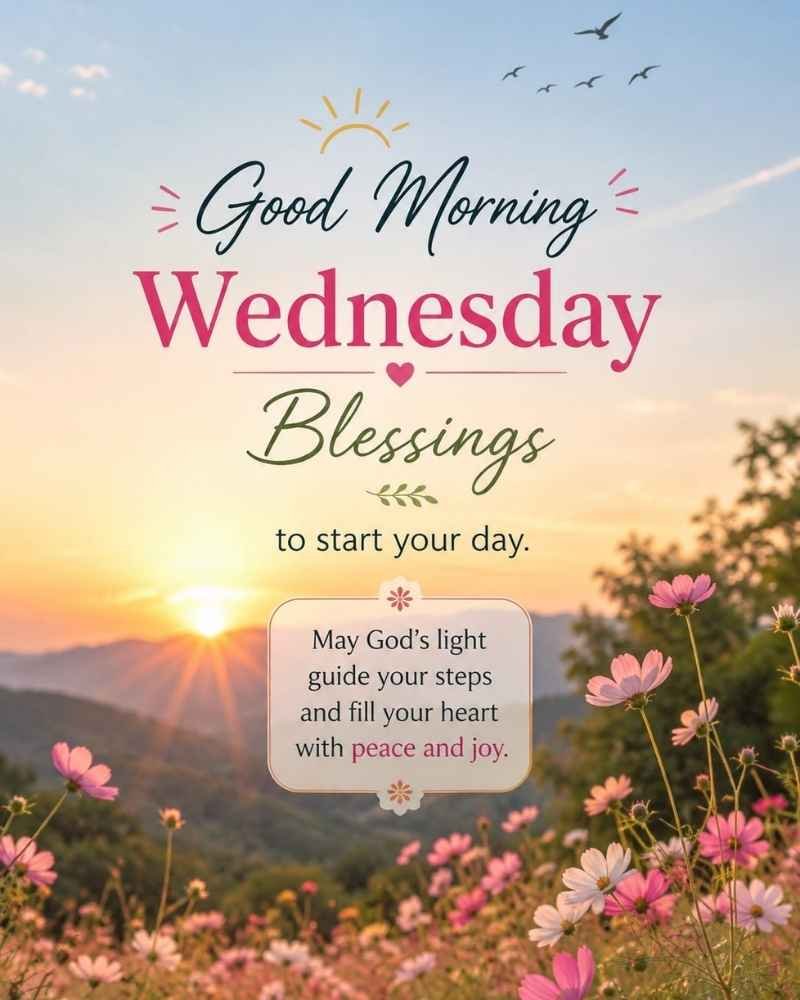 Good Morning Wednesday Blessings to Start Your Day