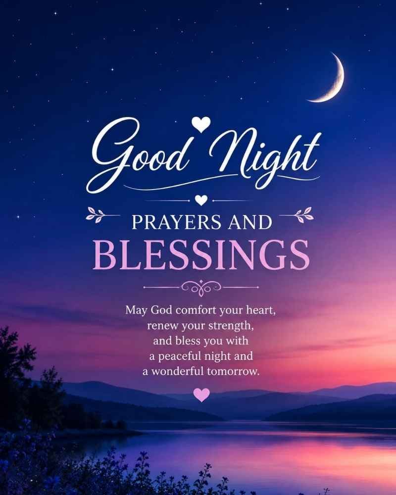 Good Night Prayers And Blessings