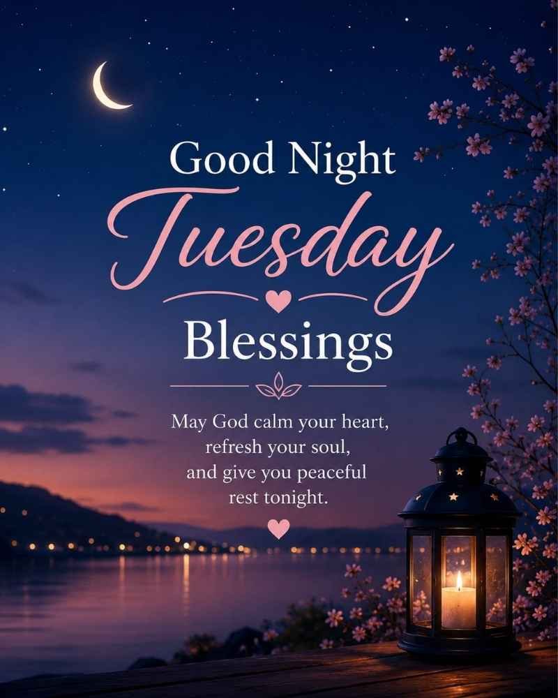 Good Night Tuesday Blessings