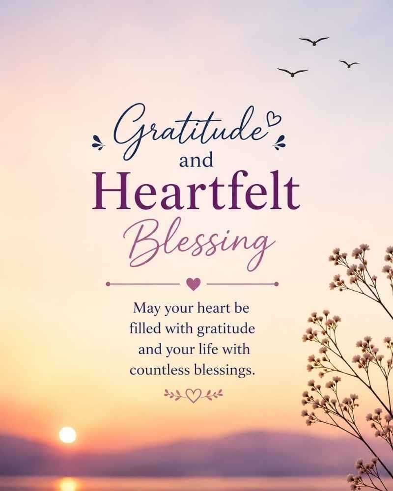 Gratitude & Heartfelt Blessings