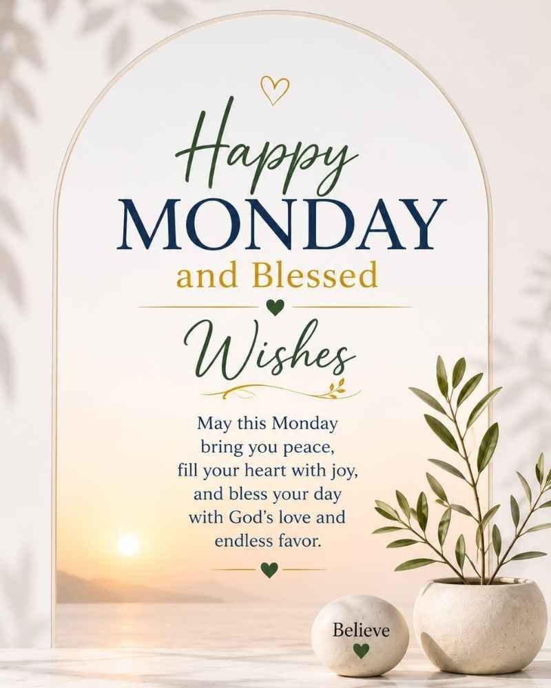 Happy and Blessed Monday Wishes