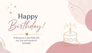 Happy birthday blessings
