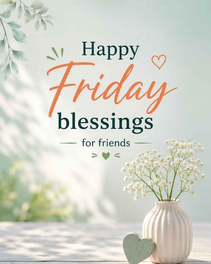 Happy Friday Blessings for Friends