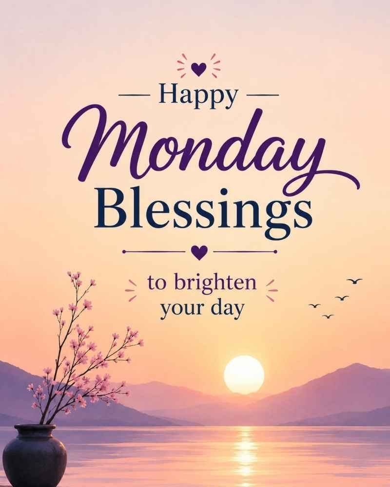 Happy Monday, Blessings to Brighten Your Day