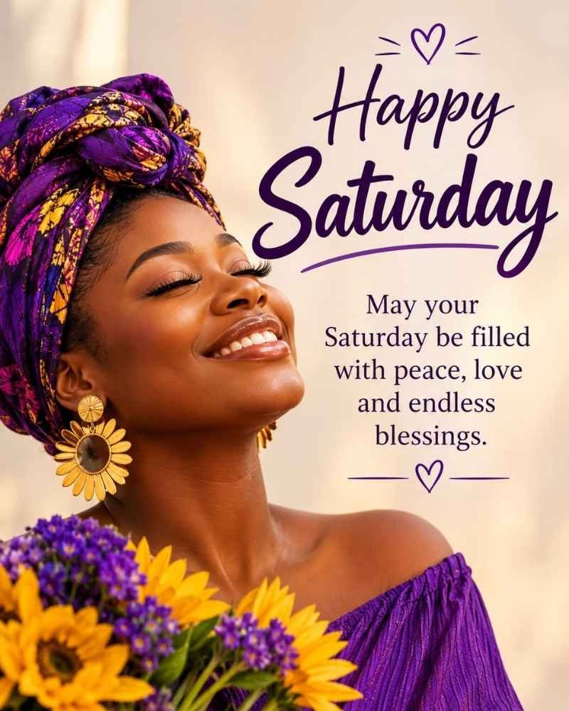 Happy Saturday Black Woman Images