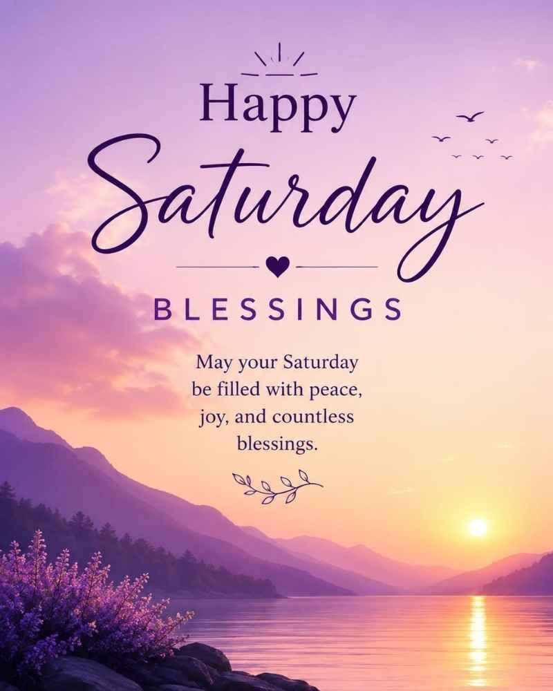 Happy Saturday Blessings