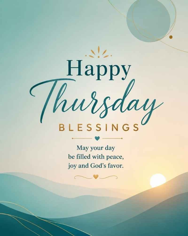 Happy Thursday Blessing