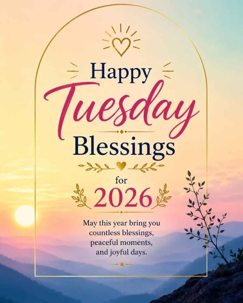 Happy Tuesday Blessings for 2026