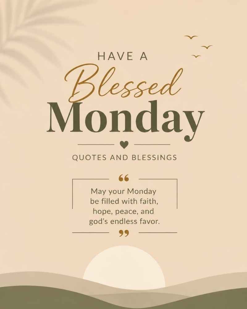 Have A Blessed Monday Quotes And Blessings