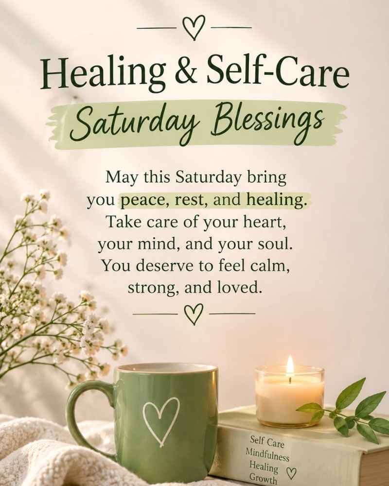 Healing & Self-Care Saturday Blessings