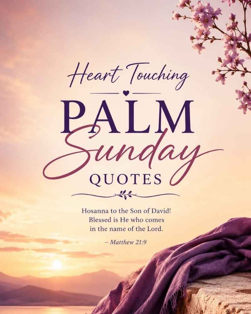 Heart Touching Palm Sunday Quotes