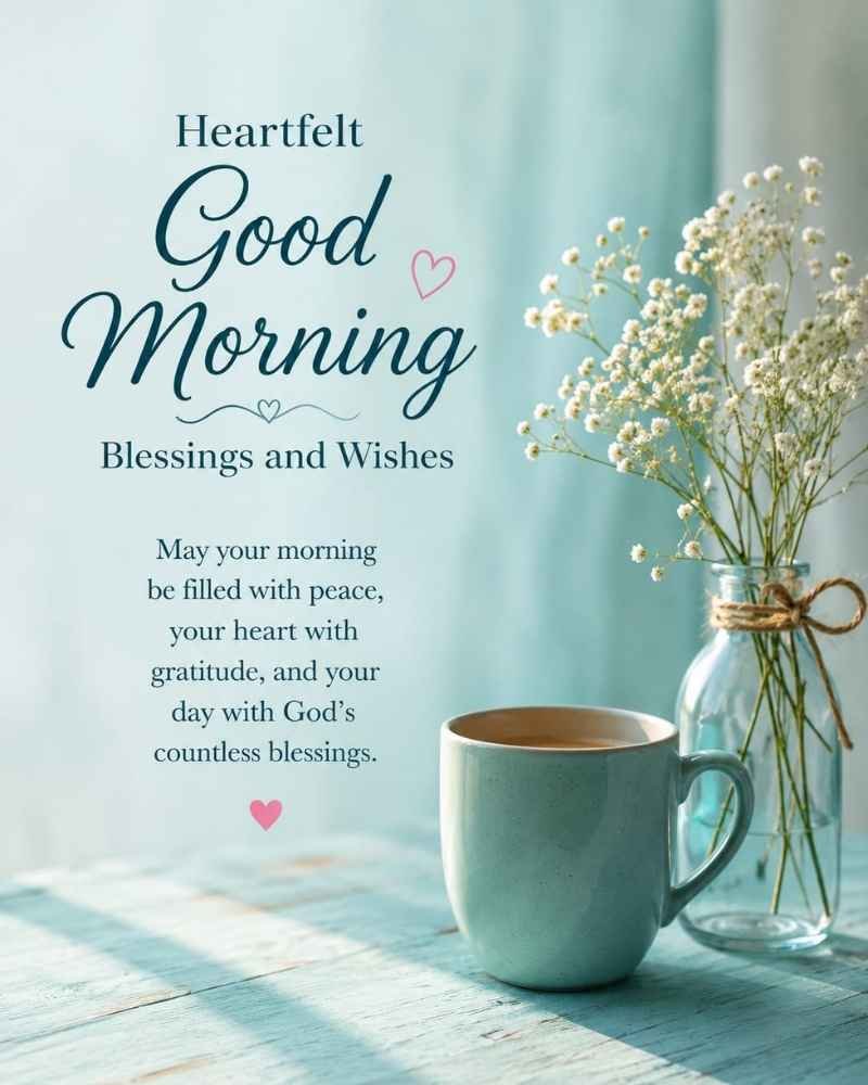 Heartfelt Good Morning Blessings And Wishes